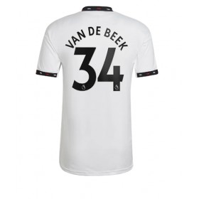 Herren Fußballbekleidung Manchester United Donny van de Beek #34 Auswärtstrikot 2022-23 Kurzarm